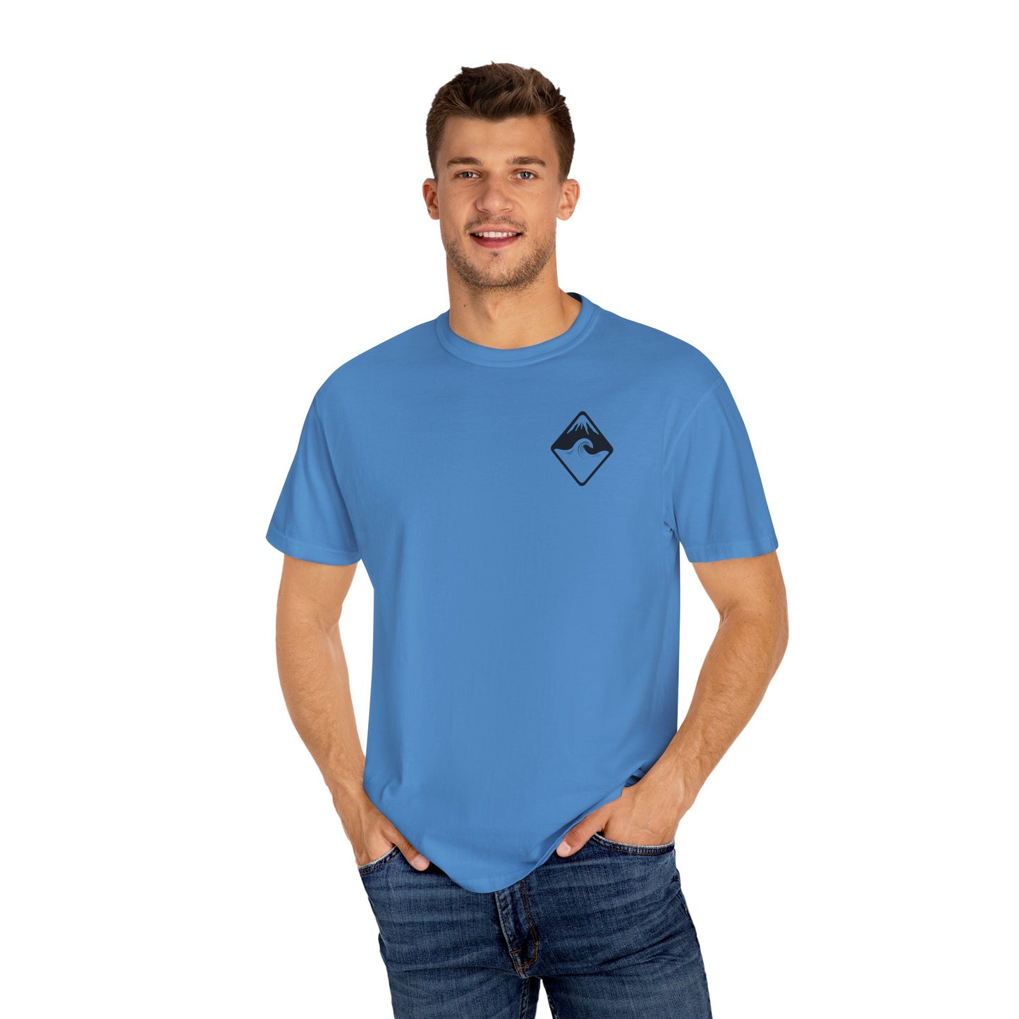 Surf-Inspired Unisex T-Shirt, Casual Tees for Beach Lovers, Adventure Apparel, Graphic Wave Shirt, Eco-Friendly Fashion