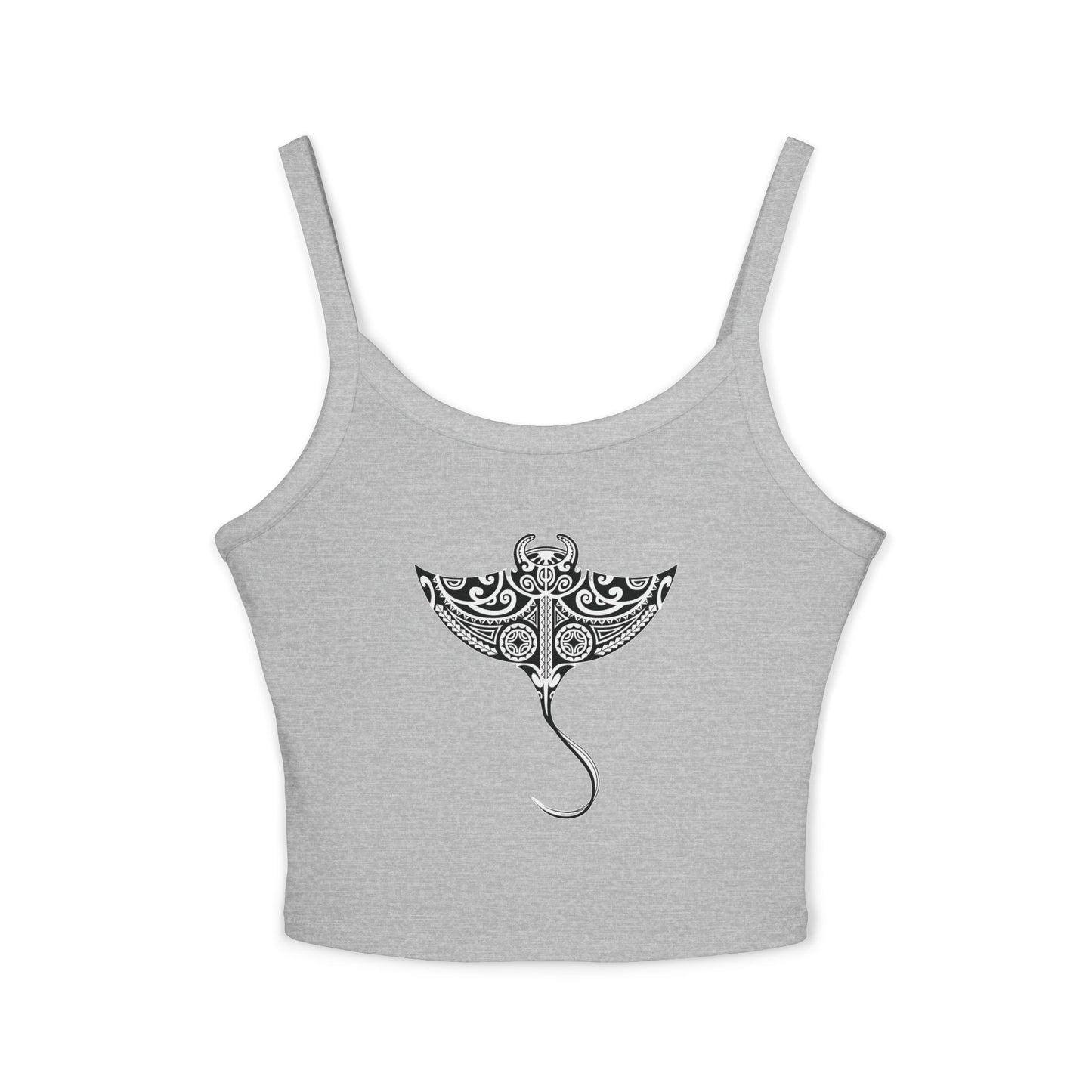 Women's Spaghetti Strap Tribal Manta Ray Tank Top