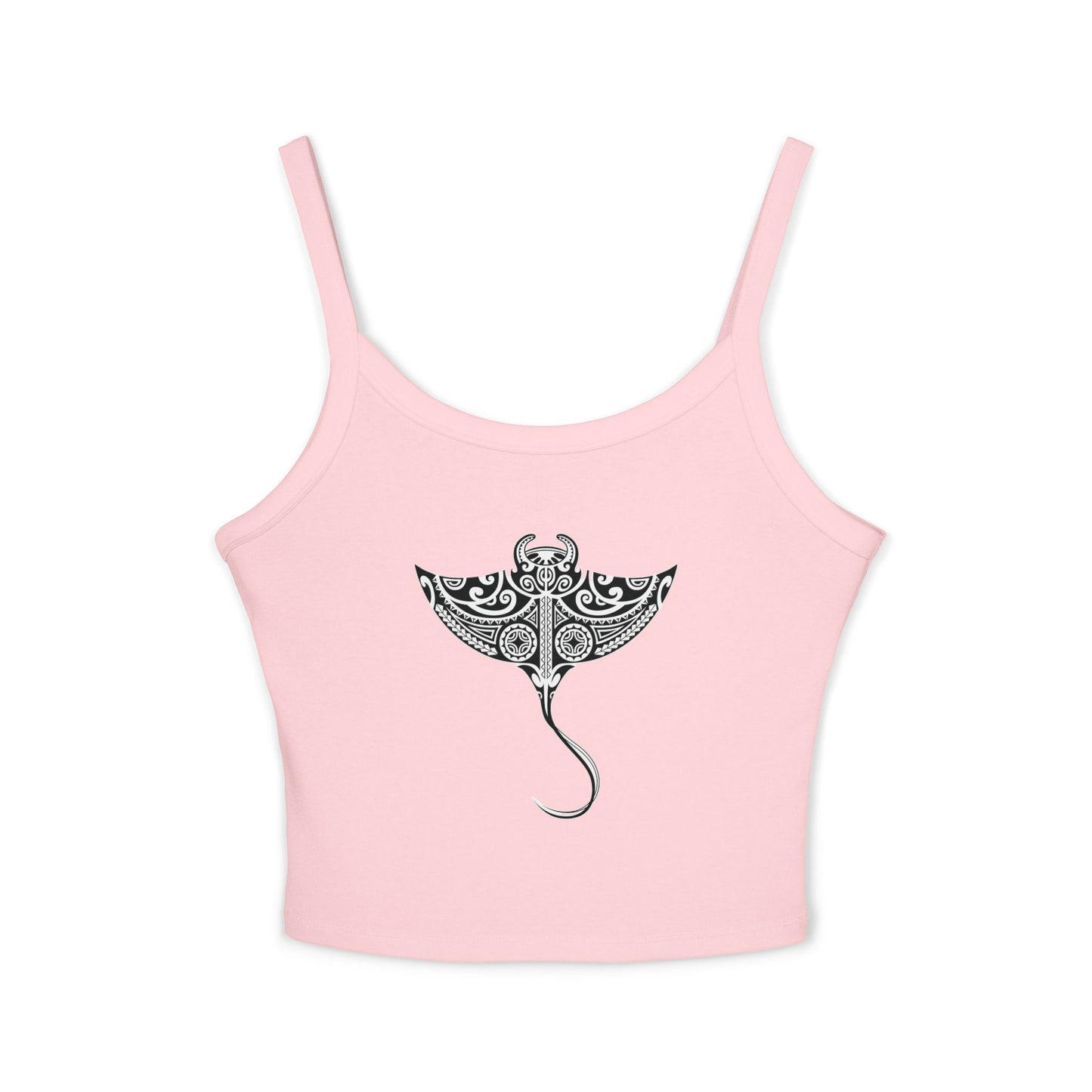 Women's Spaghetti Strap Tribal Manta Ray Tank Top
