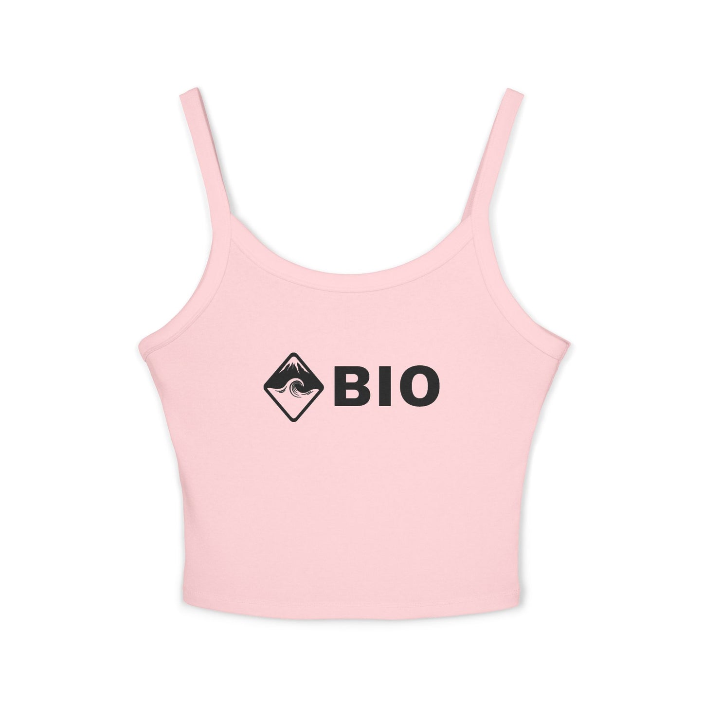 Bio-Themed Women's Spaghetti Strap Tank Top | Eco-Friendly Apparel, Summer Wear, Gift for Nature Lovers, Casual Fashion, Festival Outfit