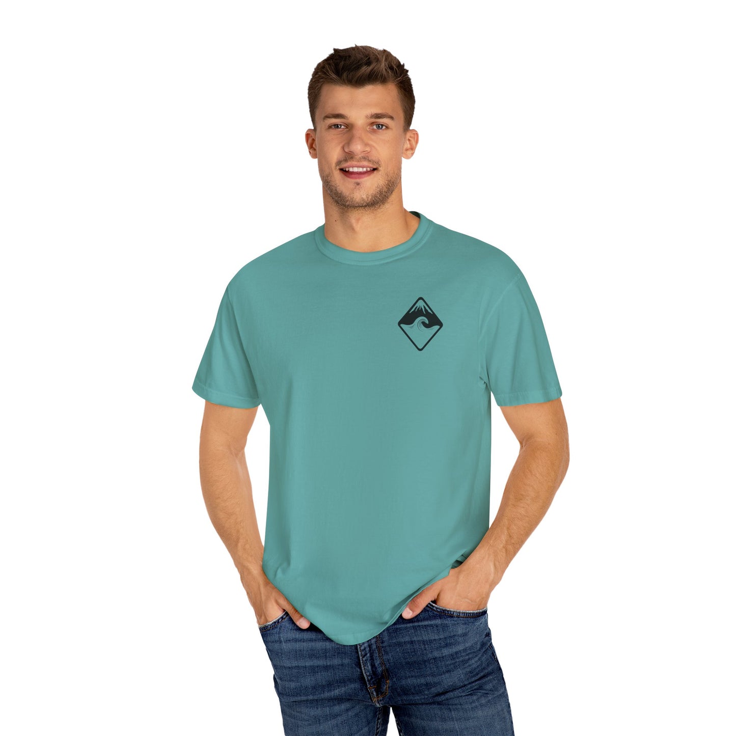 Surf-Inspired Unisex T-Shirt, Casual Tees for Beach Lovers, Adventure Apparel, Graphic Wave Shirt, Eco-Friendly Fashion