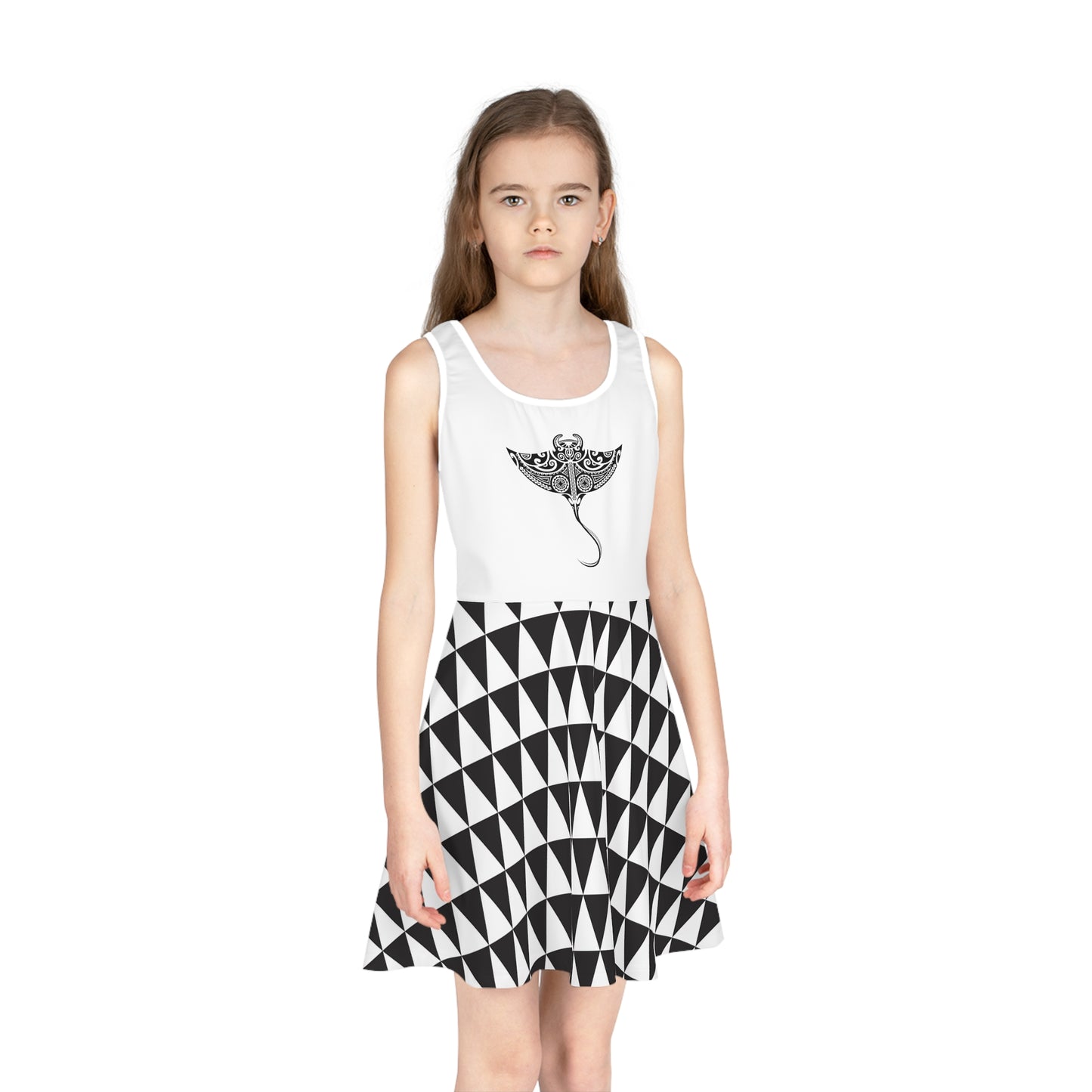 Shark Tooth Manta Dress for Girls