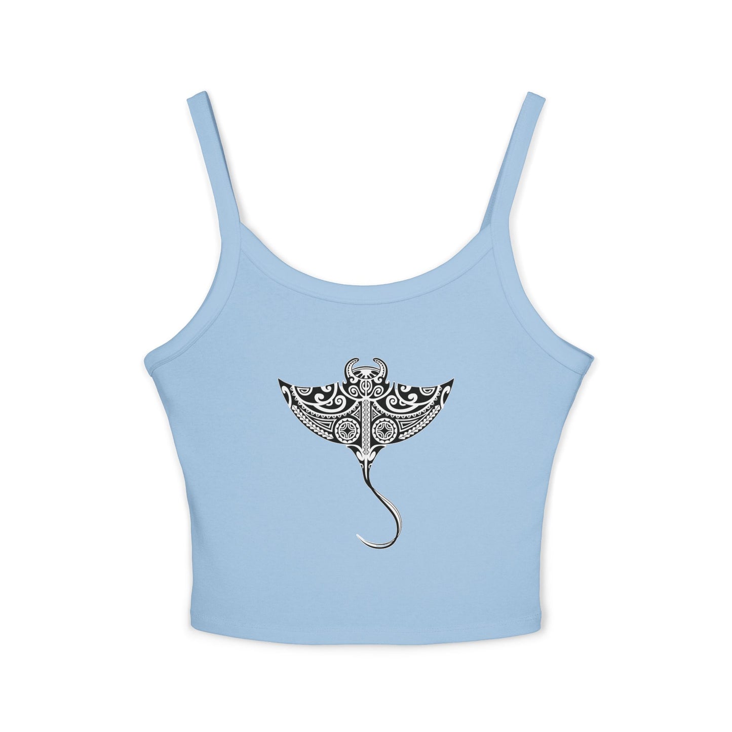 Women's Spaghetti Strap Tribal Manta Ray Tank Top