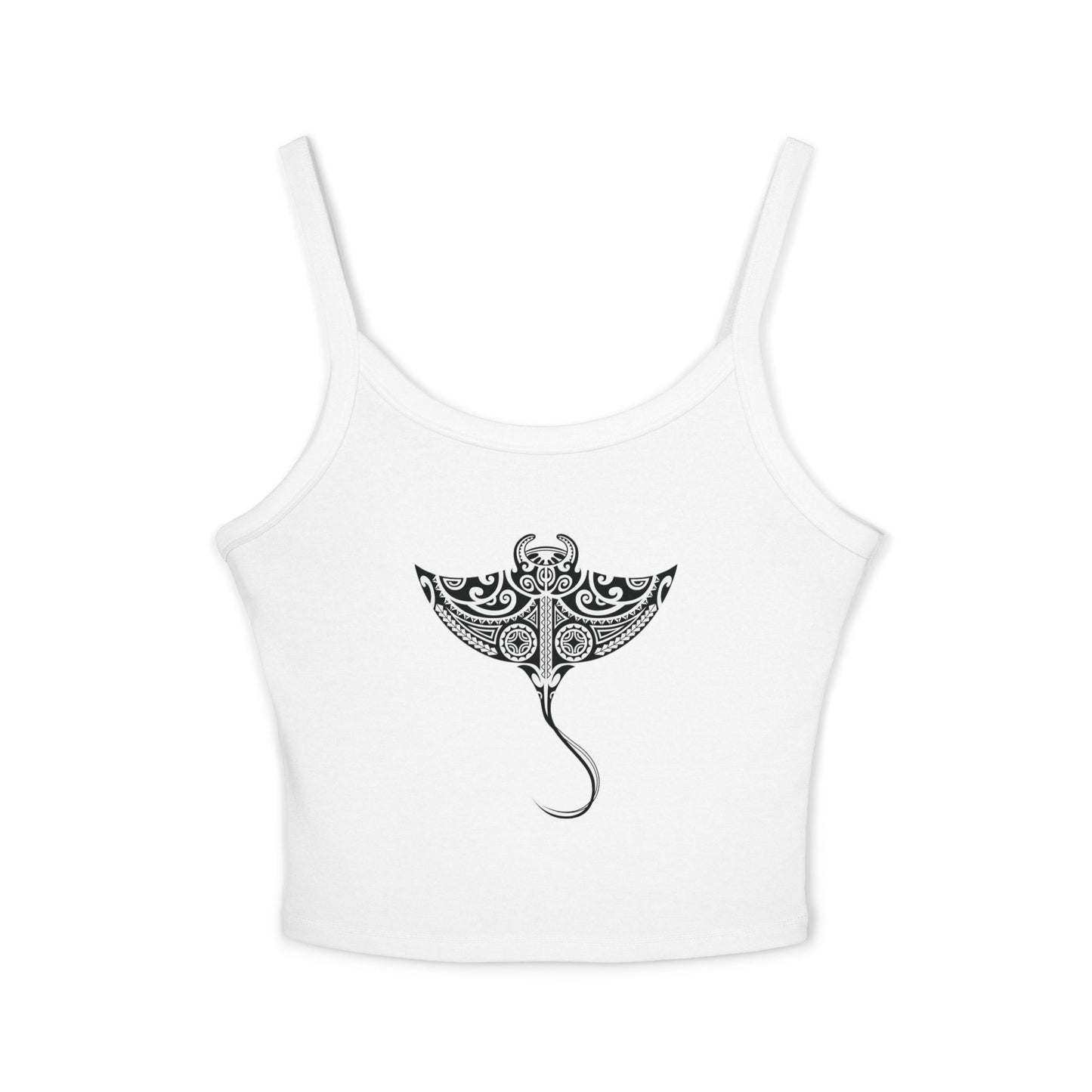 Women's Spaghetti Strap Tribal Manta Ray Tank Top