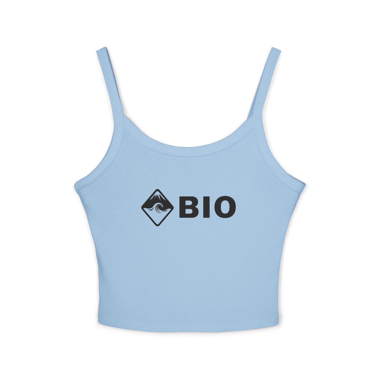Bio-Themed Women's Spaghetti Strap Tank Top | Eco-Friendly Apparel, Summer Wear, Gift for Nature Lovers, Casual Fashion, Festival Outfit