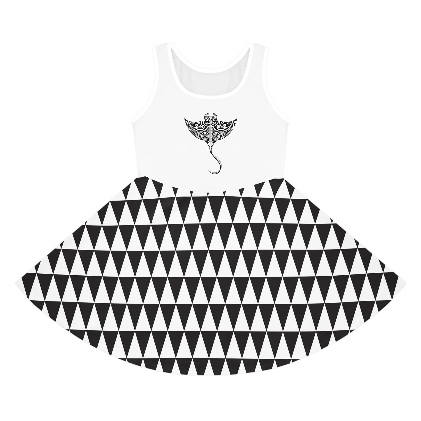 Shark Tooth Manta Dress for Girls