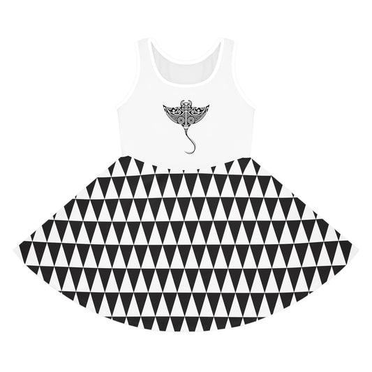 Shark Tooth Manta Dress for Girls