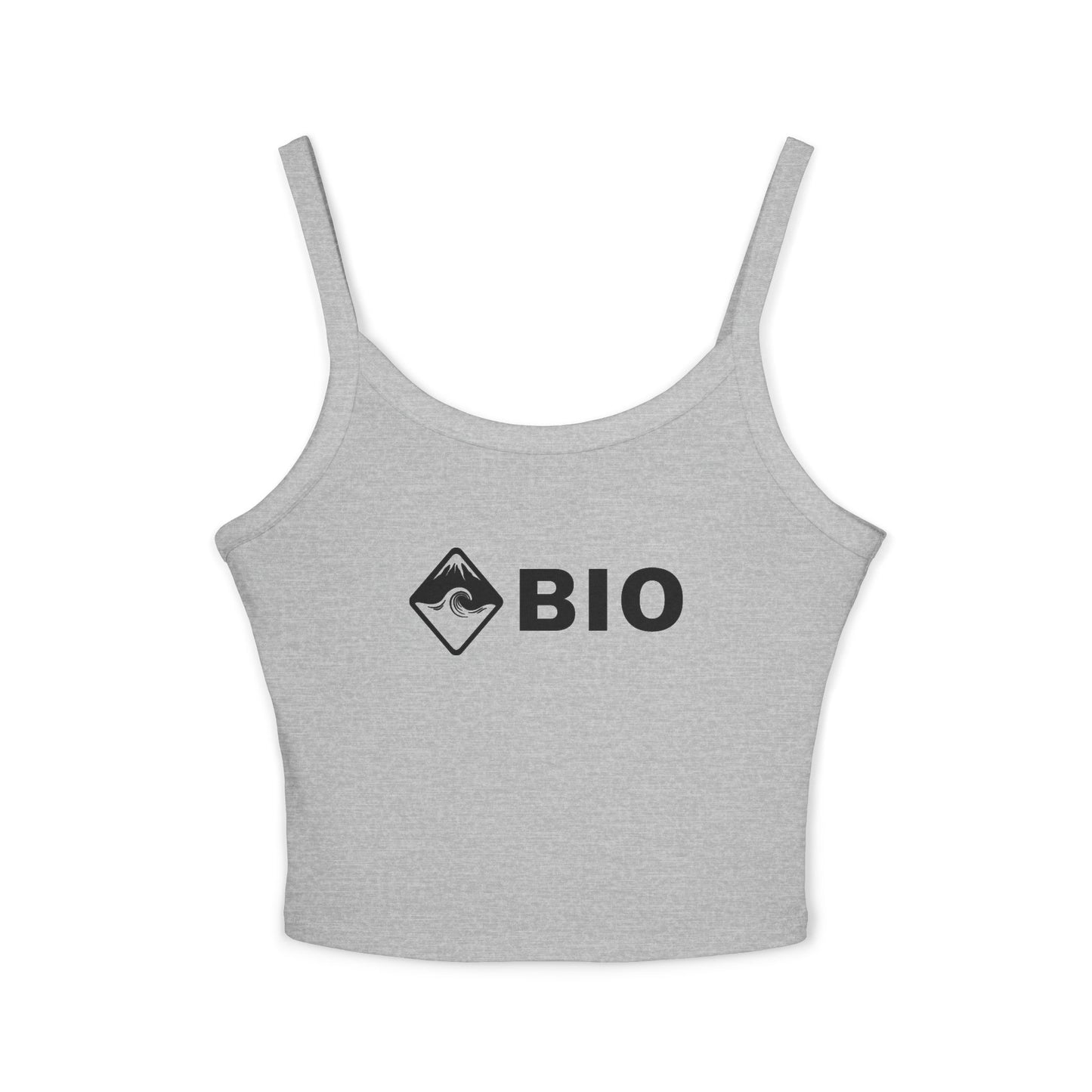 Bio-Themed Women's Spaghetti Strap Tank Top | Eco-Friendly Apparel, Summer Wear, Gift for Nature Lovers, Casual Fashion, Festival Outfit